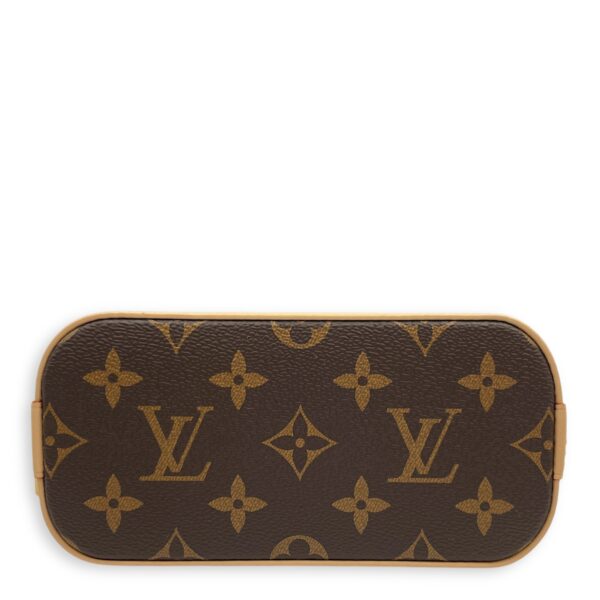 Alma LV x TM Cherry Nano Brown Monogram Top Handle Bag in Coated Canvas, Gold hardware - Image 6
