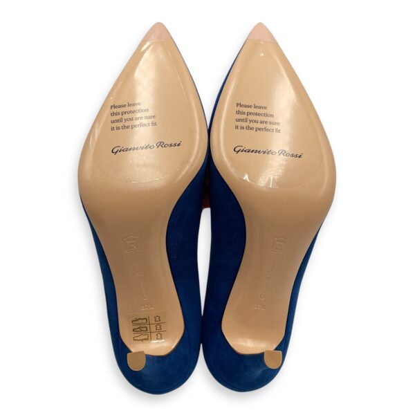 Suede 37.5 Royal Blue Pumps - Image 5
