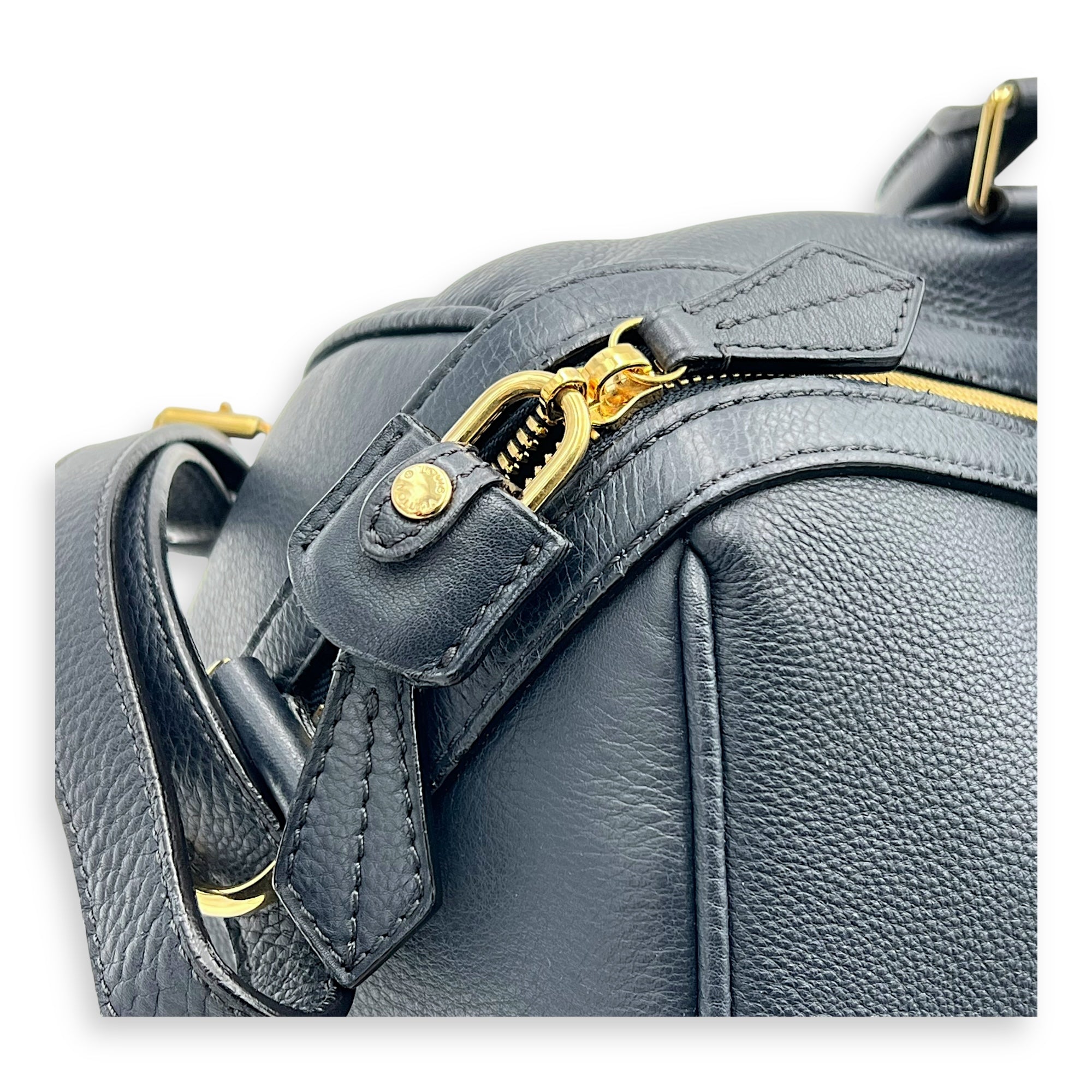 Sofia Coppola Boston Blue Top Handle Bag in Calfskin, Gold hardware - Image 13