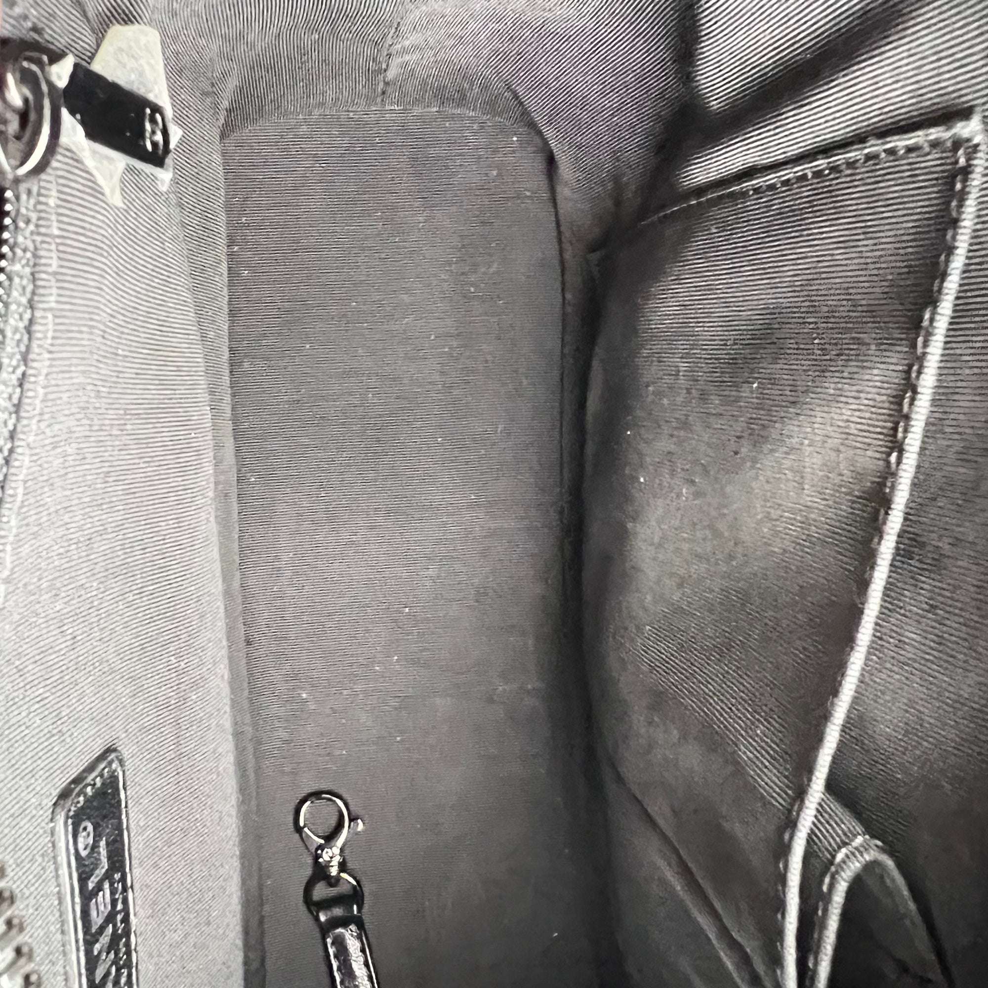 Gabrielle Large Black Shoulder Bag in Calfskin, So Black hardware - Image 11