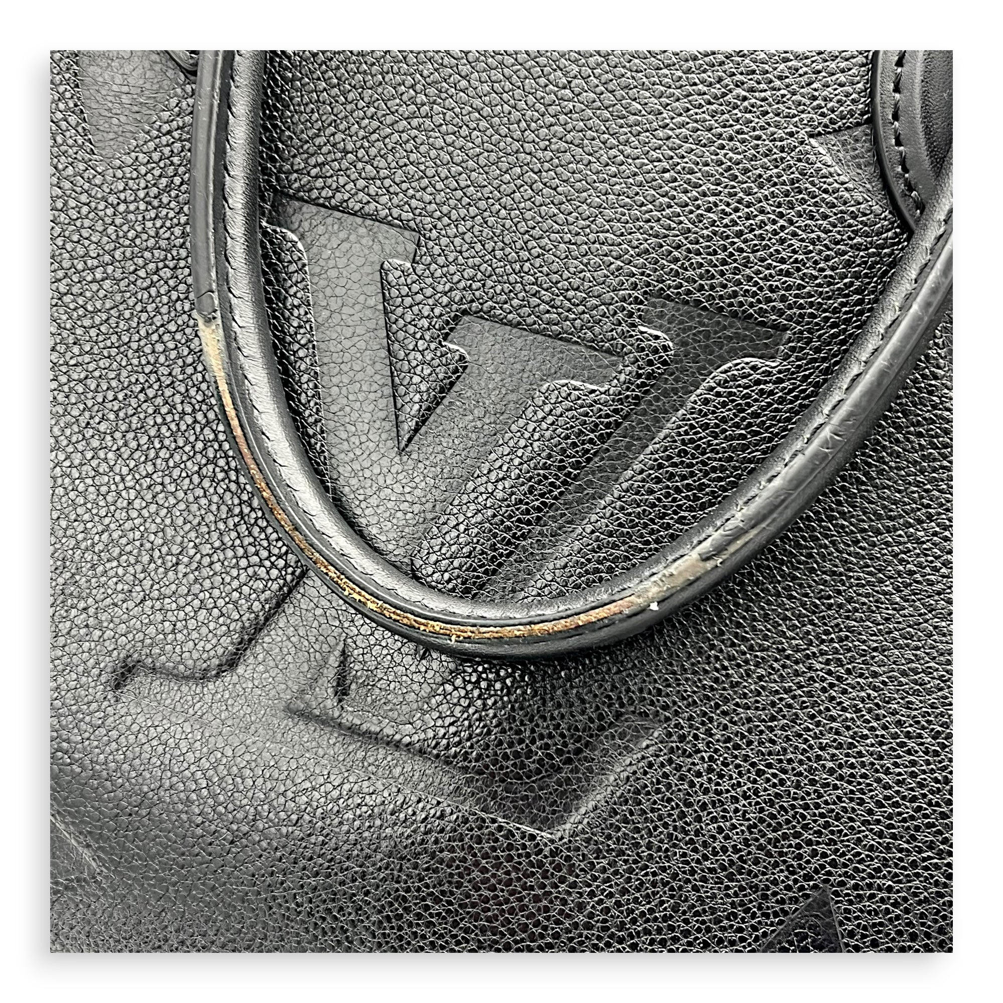 OnTheGo Tote Bag Black in Empreinte Leather, Gold hardware - Image 12