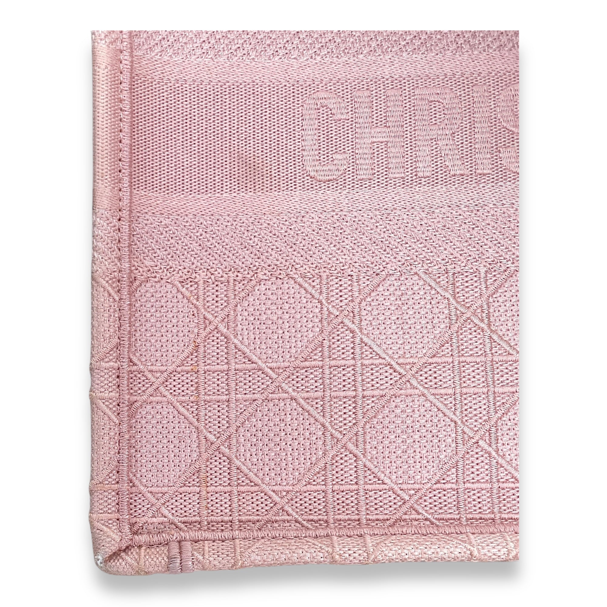 Embroidered Cannage Book Tote Medium Tote bag in Canvas, N/A Hardware - Image 11