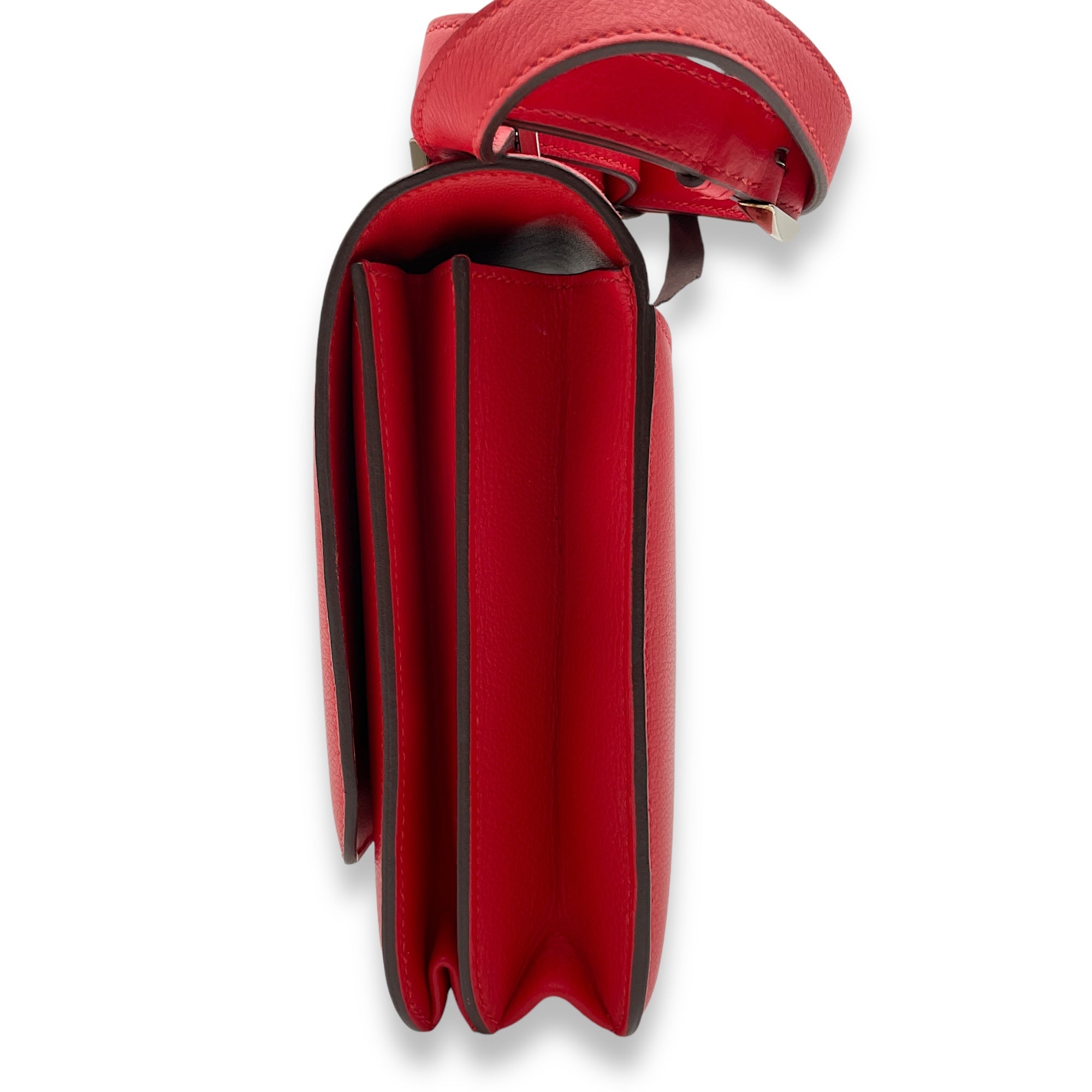 2002 20 Rouge De Coeur in Evercolor, Palladium hardware - Image 5