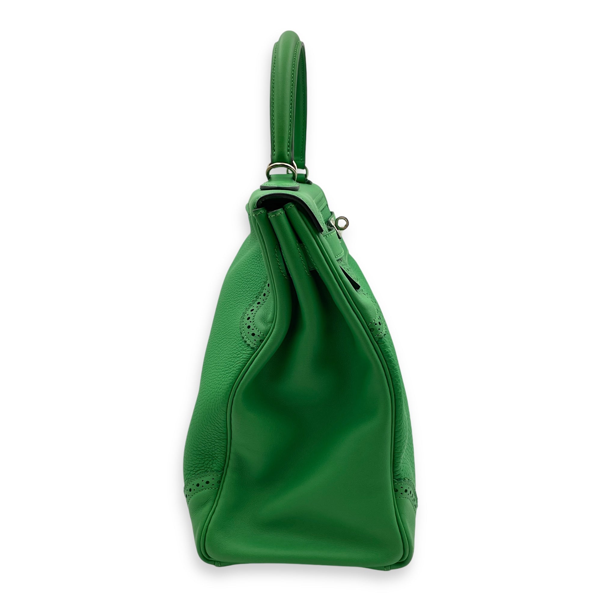 Ghillies Kelly 35 Bamboo in Togo, Palladium hardware - Image 4