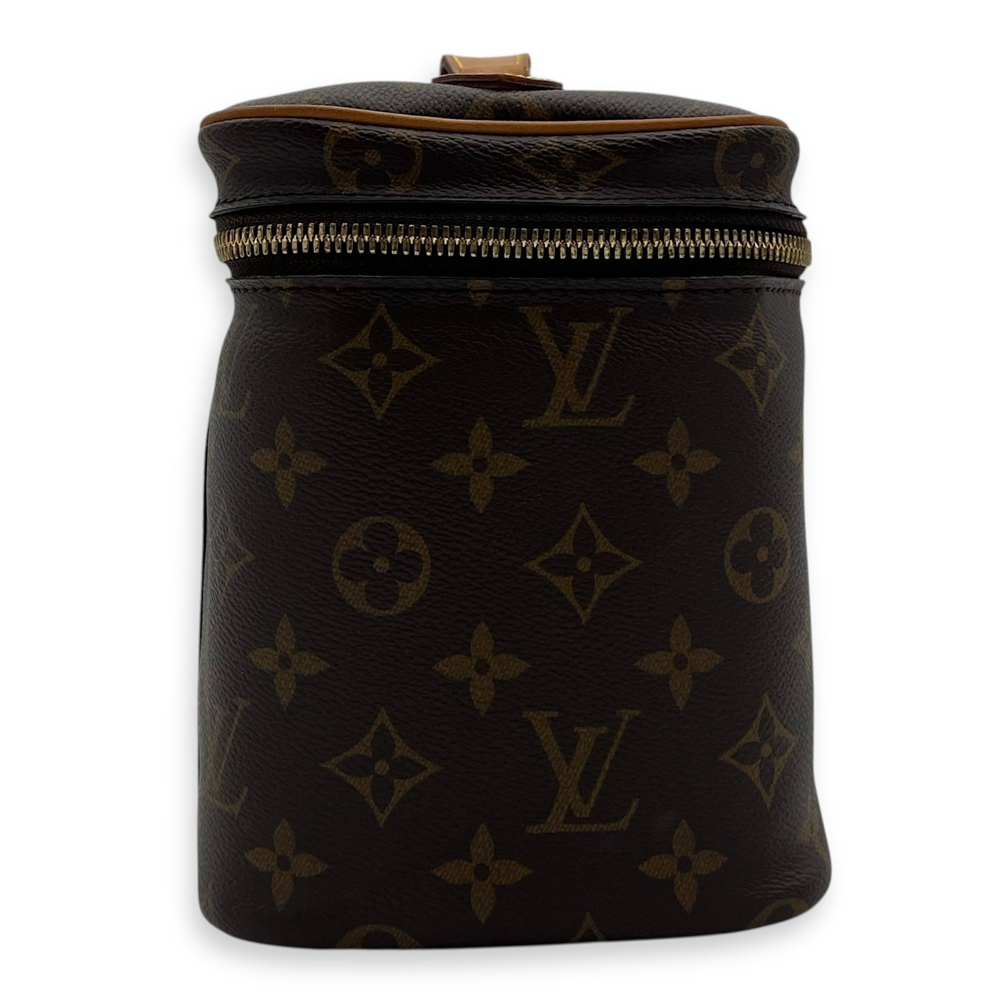 Nice BB Brown Vanity Bag in Monogram Coated Canvas, Gold hardware - Image 4
