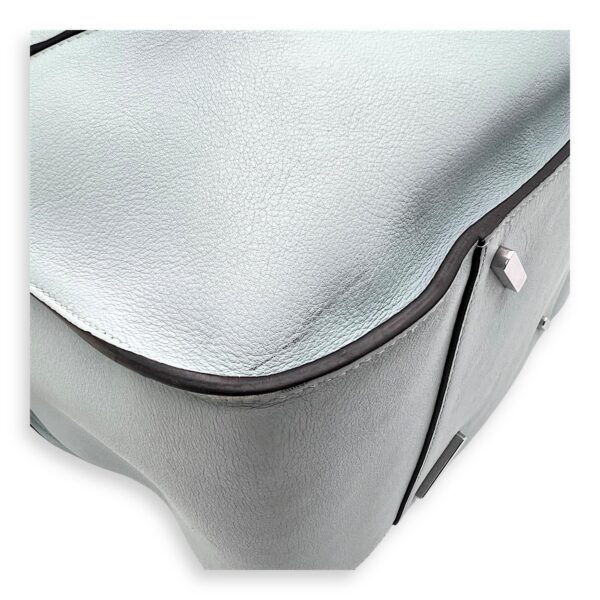 Hammock Medium Blue Top Handle Bag in Calfskin, Silver hardware - Image 8