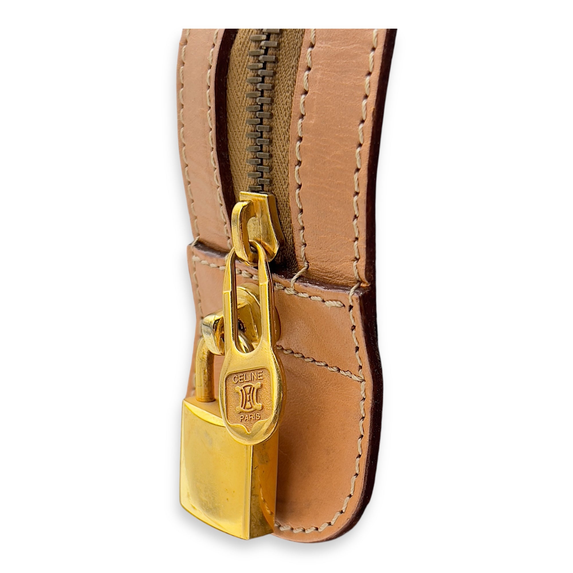 Macadam Duffle Bag Brown in Coated Canvas, Gold hardware - Image 8