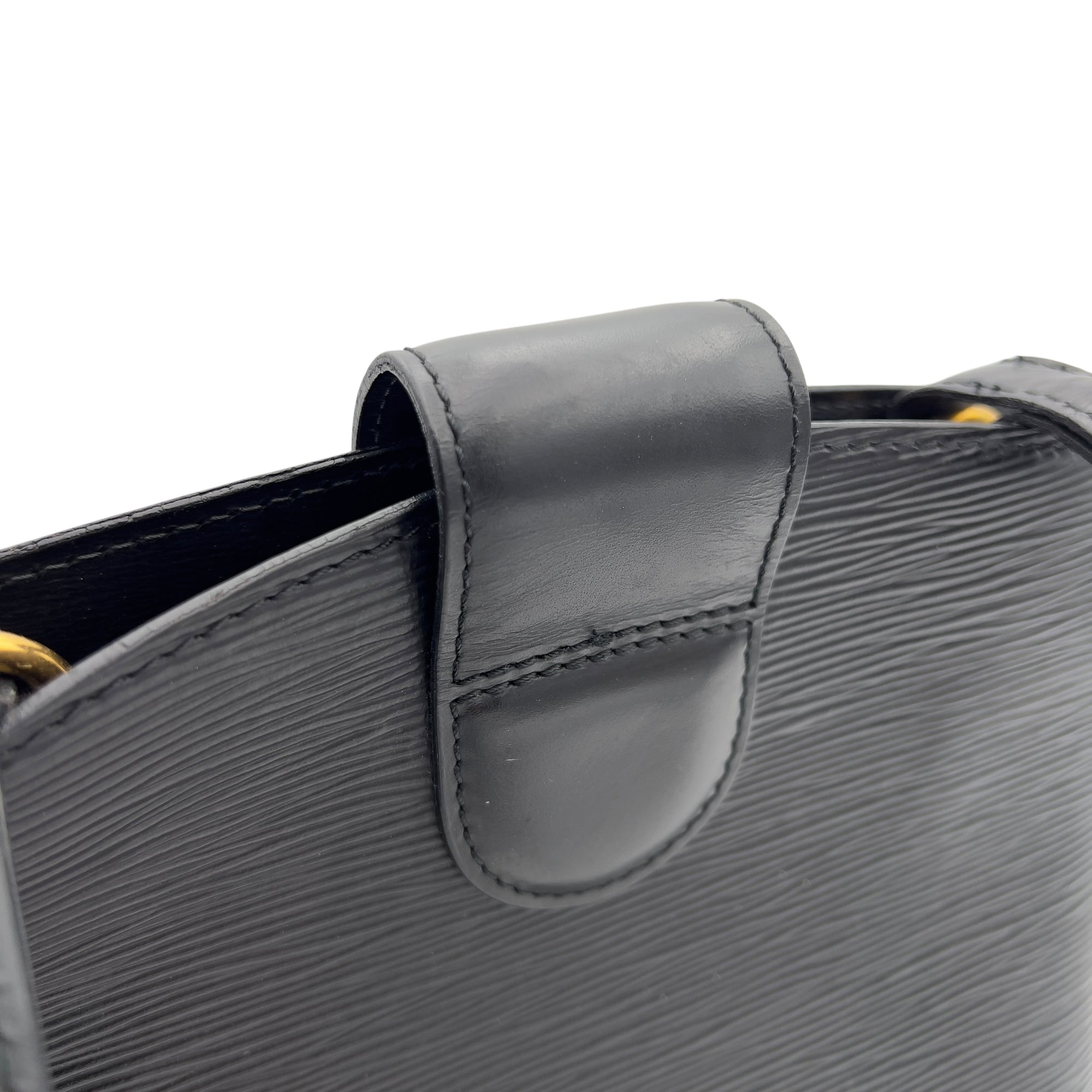 Cluny Vintage Shoulder Bag in Epi Leather, Gold hardware - Image 12