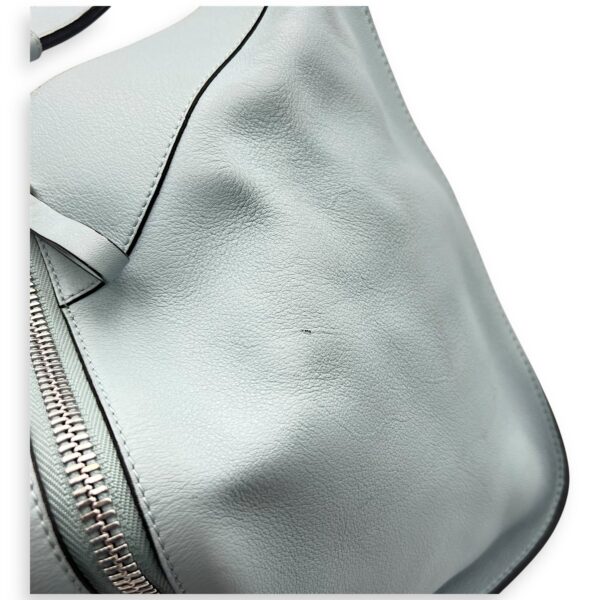 Hammock Medium Blue Top Handle Bag in Calfskin, Silver hardware - Image 12