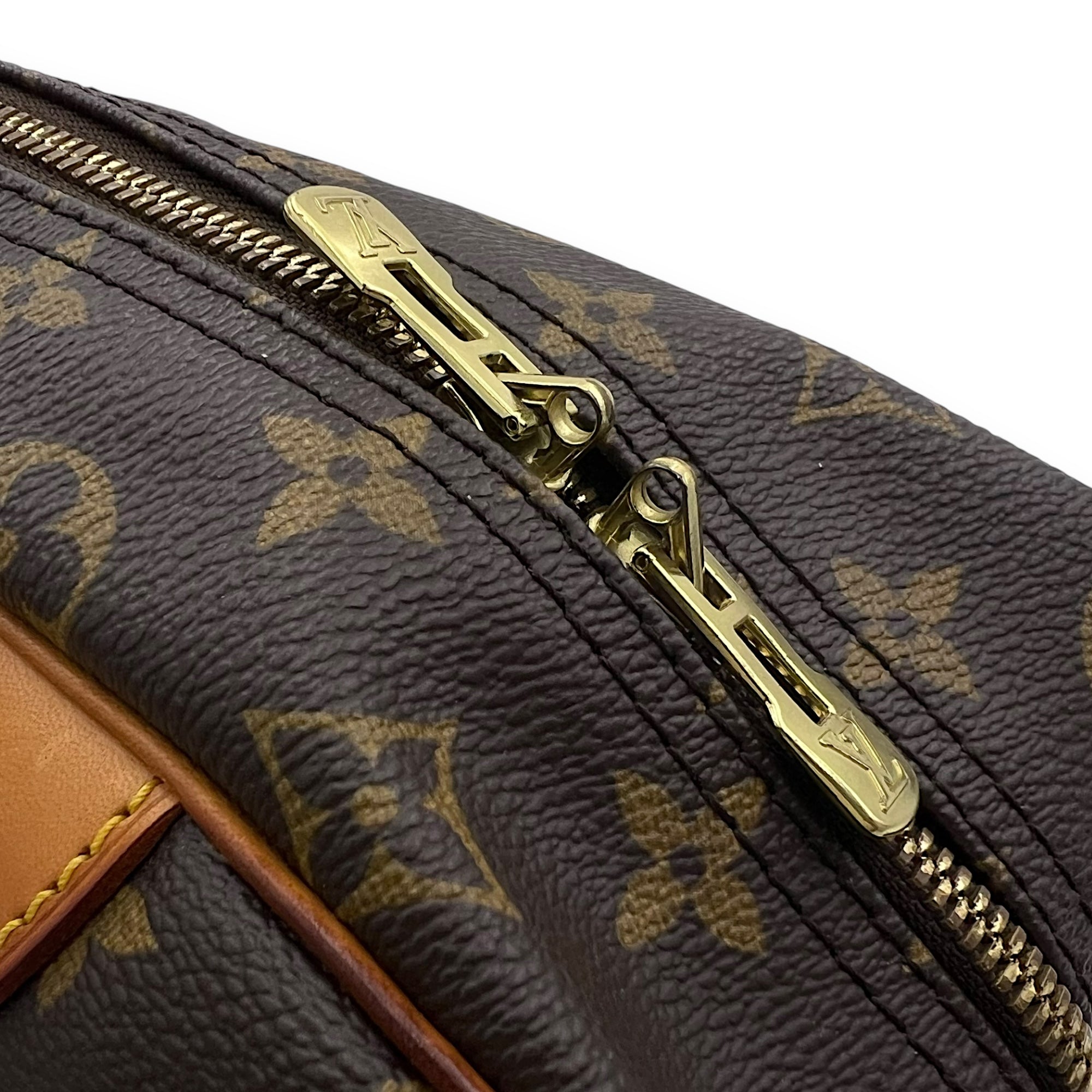 Trouville Top Handle Bag Brown in Monogram Coated Canvas, Gold hardware - Image 18