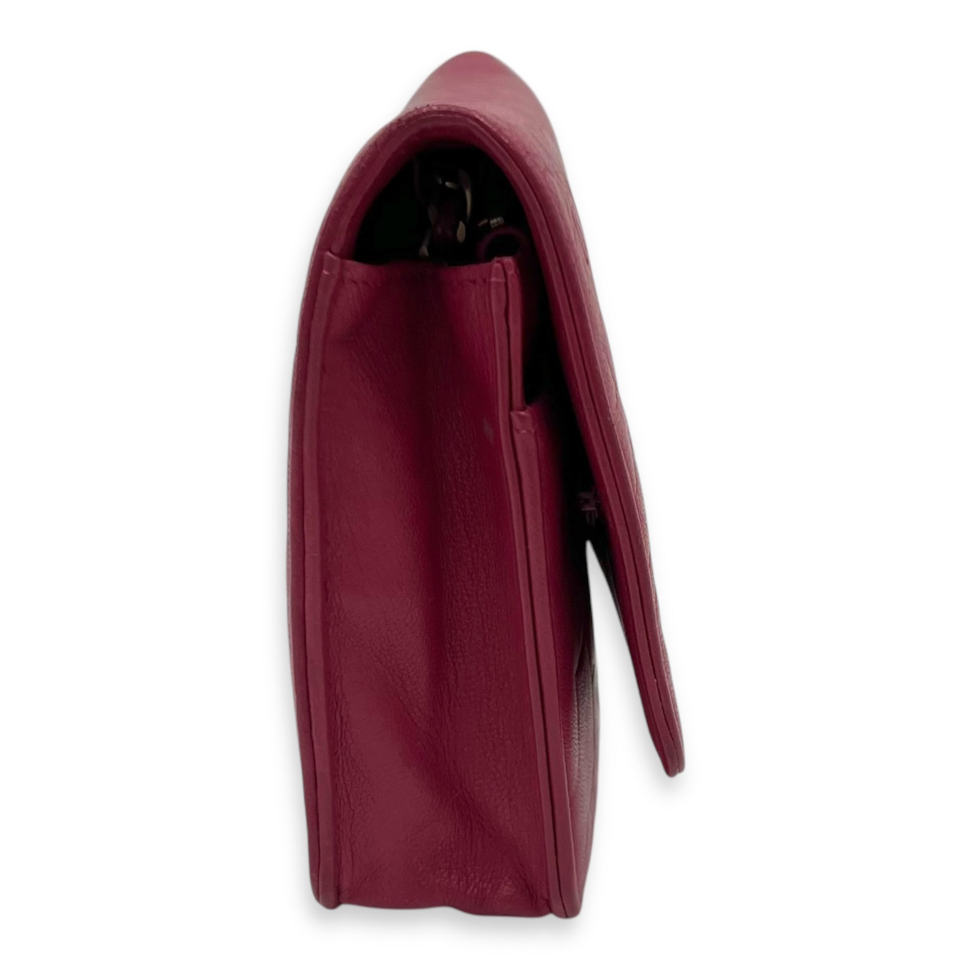 Camelia Pink Wallet On Chain in Lambskin, Gold hardware - Image 4