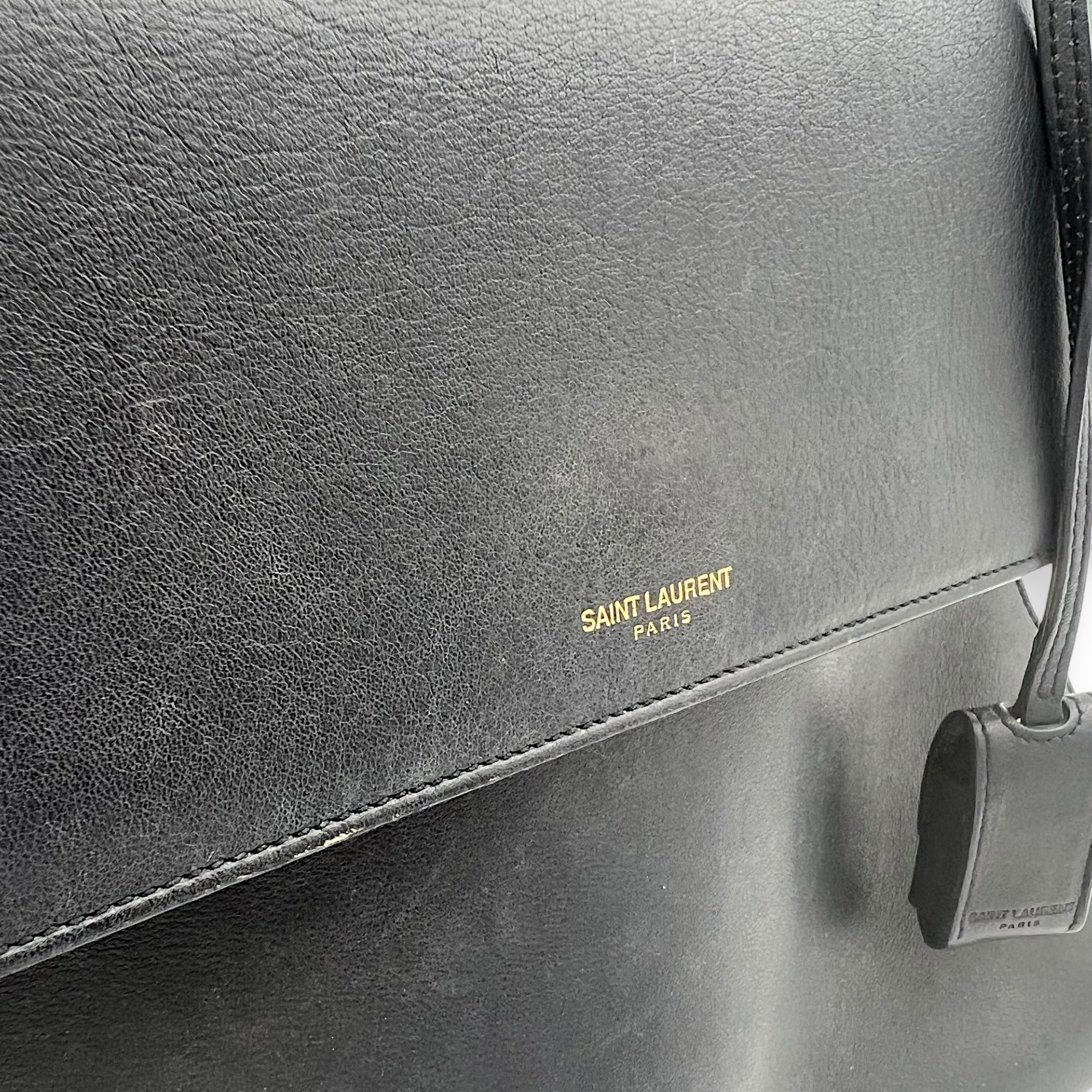 Moujik Top Handle Bag Blue in Calfskin, Gold hardware - Image 17