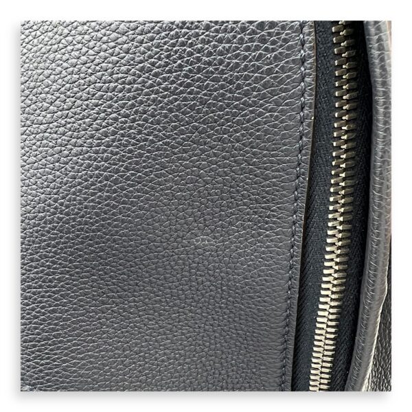 Chiodo Backpack Blue in Calfskin, Silver hardware - Image 14