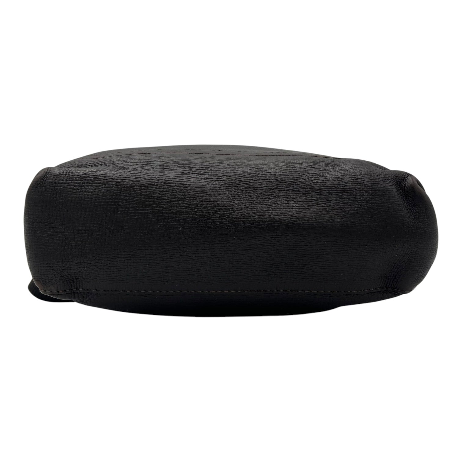 Utah Crossbody Bag Brown in Taiga Leather, Brushed Gold hardware - Image 6