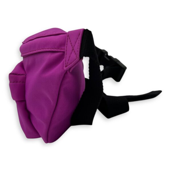 Logo Belt Bag Pink in Canvas, Silver hardware - Image 5