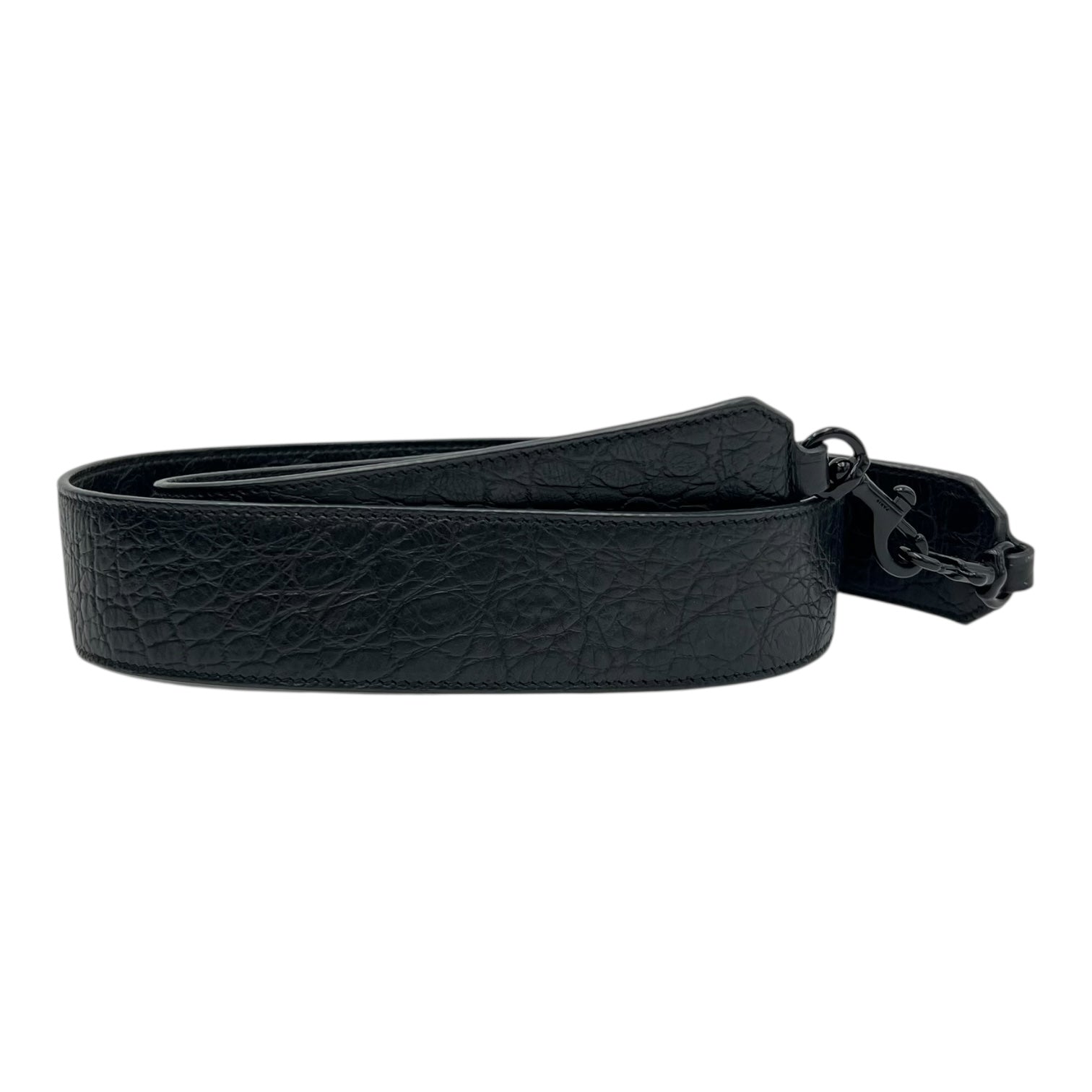 Cabas Top Handle Bag Black in Calfskin, Lacquered Metal hardware - Image 10