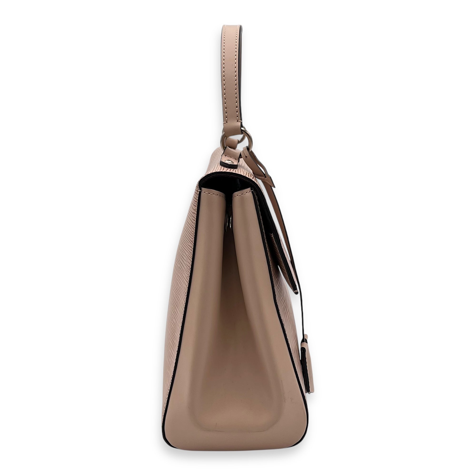 Cluny MM Top handle bag in Epi leather, Silver Hardware - Image 5