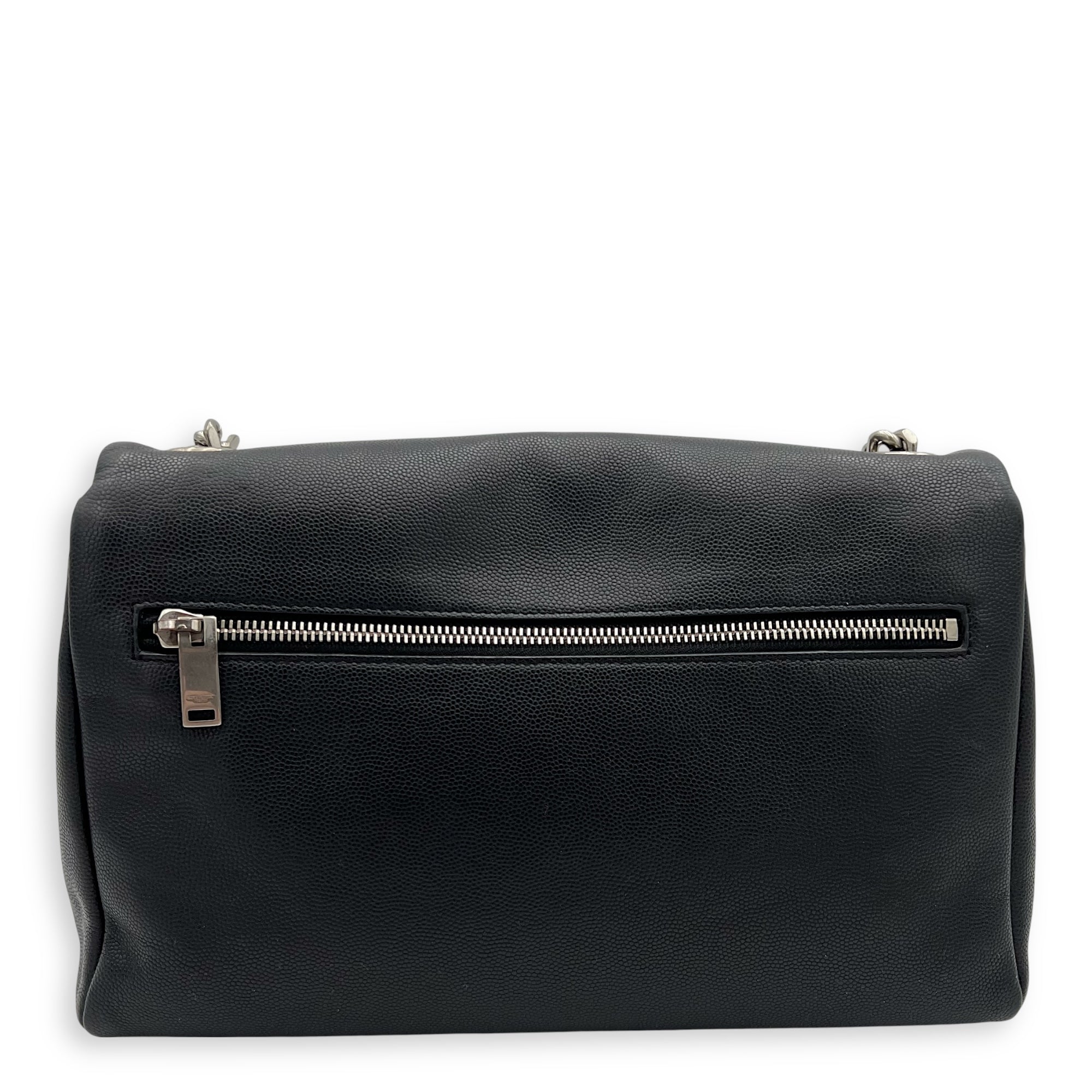 West Hollywood Shoulder Bag Black in Calfskin, Silver hardware - Image 3